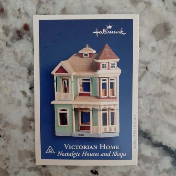 NIB 2005 Victorian Home Hallmark Keepsake Ornament Nostalgic Houses & Shops #22 - Picture 13 of 14